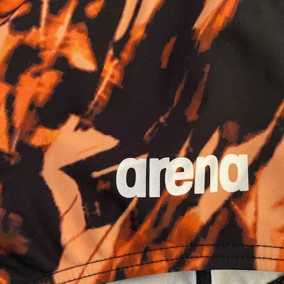 Arena Orange swimsuit, Size 28, Challenge Back - Picture 2 of 3